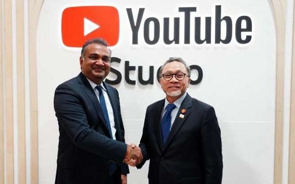 Audiensi Mendag Zulkifli dan CEO Youtube, Wujudkan Pengembangan Ekonomi Digital RI