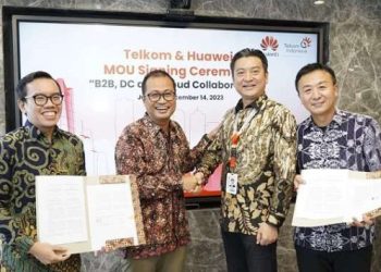 Telkom & Huawei Berkolaborasi Buka Peluang Pangsa Pasar B2B di Indonesia