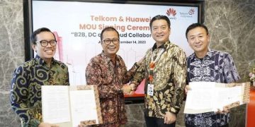 Telkom & Huawei Berkolaborasi Buka Peluang Pangsa Pasar B2B di Indonesia