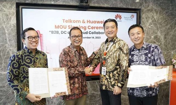 Telkom & Huawei Berkolaborasi Buka Peluang Pangsa Pasar B2B di Indonesia