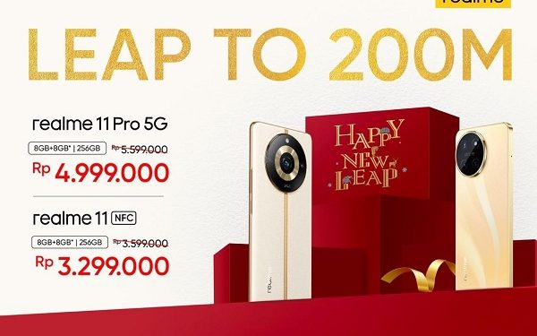 Apresiasi Atas Pencapaian 200 Juta Unit Pengiriman, realme Pangkas Harga realme 11 Series