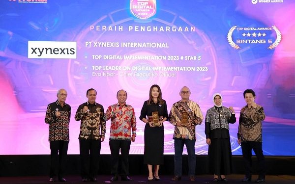 Xynexis Raih TOP Digital Awards 2023 # Stars 5