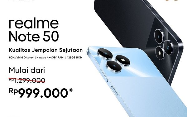 Dilego Mulai Rp1 Juta, Intip Fitur Apik yang Ditawarkan realme Note 50 ke Konsumen