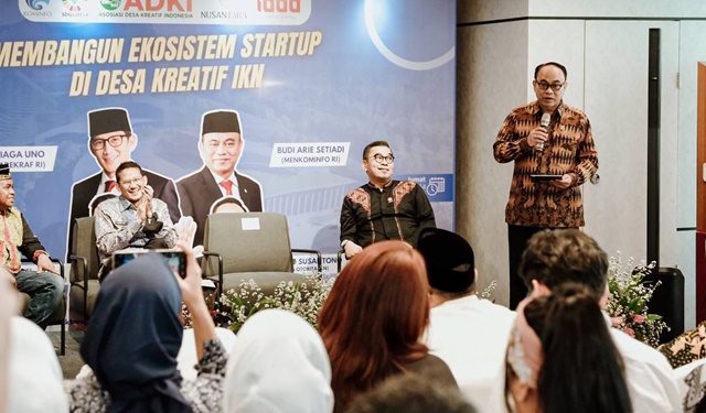 Kemenparekraf dan Kominfo Dukung Pembentukan Ekosistem Startup di IKN