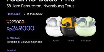 Resmi Rilis, TWS realme Buds T110 Bawa 9 Keunggulan Harga 200 Ribuan