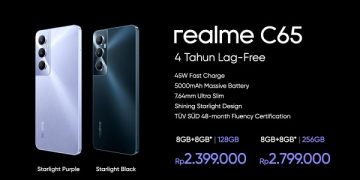 Resmi, Bawa Sejumlah Fitur Unggulan dan Sertifikasi Lag-Free realme C65 Dijual Rp2 jutaan