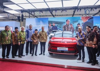 Wapres Hadiri GIIAS 2024 Jajal Mobil Listrik Hyundai