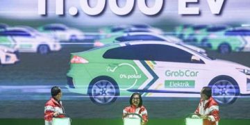 Grab Tambah 1.000 Lebih Armada Mobil Listrik