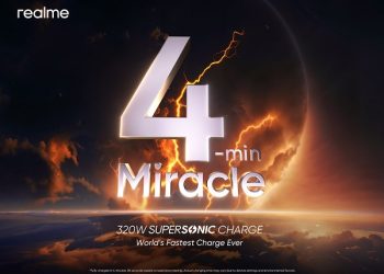 Tercepat di Dunia, realme Hadirkan Teknologi Pengisian Daya 320W SUPERSONIC Charge