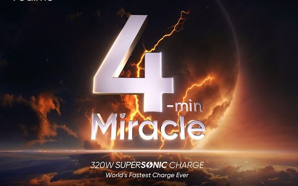 Tercepat di Dunia, realme Hadirkan Teknologi Pengisian Daya 320W SUPERSONIC Charge