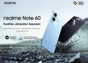 Pertama di Dunia, realme Note 60 dengan ArmorShell Protection Harga Sejutaan Segera Hadir di Indonesia