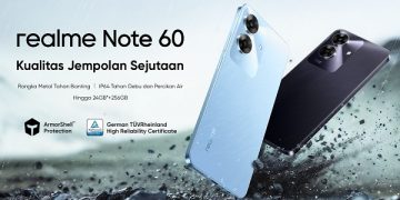 Pertama di Dunia, realme Note 60 dengan ArmorShell Protection Harga Sejutaan Segera Hadir di Indonesia