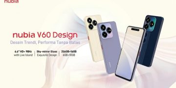 Meluncur di Indonesia, nubia V60 Padukan Keanggunan-Inovasi di Harga Rp1 Jutaan