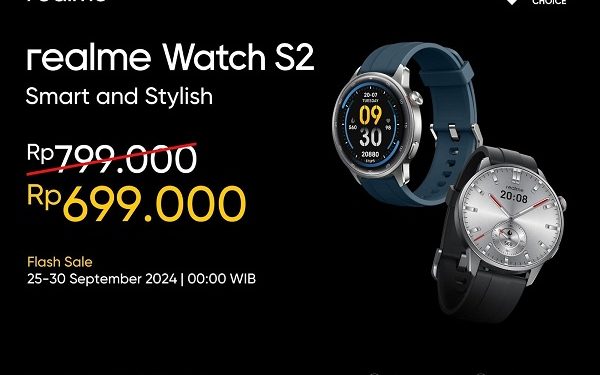 realme Watch S2, Smartwatch Terjangkau Nan Tampil Mewah