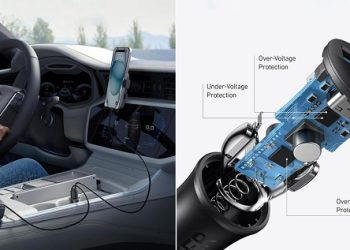 ANKER A2741, Charger Mobil Bisa Isi Dua Perangkat Sekaligus