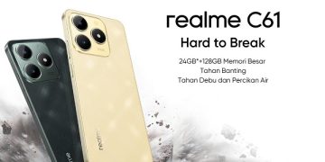 Hadir di Indonesia, realme C61 Tawarkan Durabilitas Tinggi dan RAM 24GB Cuma Rp1,6 Jutaan