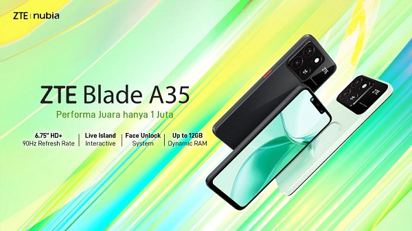 ZTE Luncurkan Blade A35 Baru, Tawarkan Pengalaman Esensial dan Harga Terjangkau