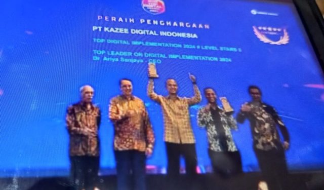 Kazee Digital Indonesia Borong Dua Penghargaan di Ajang TOP Digital Awards 2024