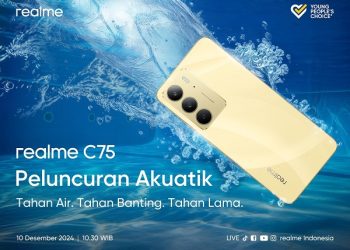 Segera Hadir di Indonesia, realme C75 Kantongi Sertifikasi IP68 & IP69 Pertama di Kelasnya