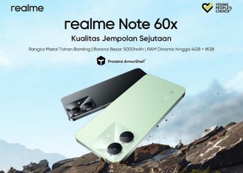 realme Note 60x Resmi Hadir di Indonesia, Suguhkan Kualitas di Harga Terjangkau
