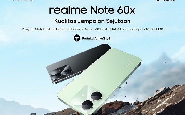 realme Note 60x Resmi Hadir di Indonesia, Suguhkan Kualitas di Harga Terjangkau