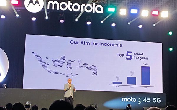Motorola Bidik Target Pasar ‘Double Digit’ di Indonesia