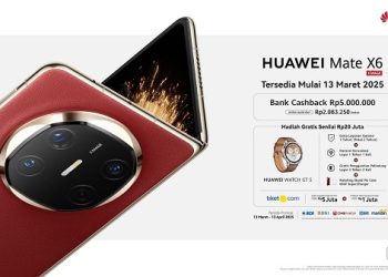 Smartphone Lipat HUAWEI Mate X6 Resmi Rilis di Indonesia