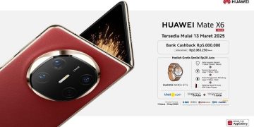 Smartphone Lipat HUAWEI Mate X6 Resmi Rilis di Indonesia