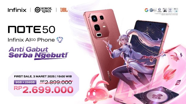 Infinix NOTE 50 & NOTE 50 Pro Resmi Meluncur di Indonesia