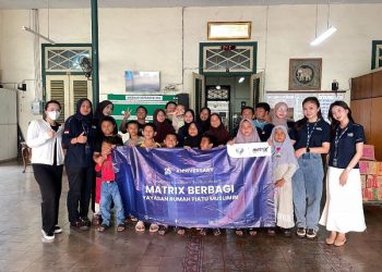 Rayakan 25 Tahun, Matrix NAP Info Gelar Kegiatan Sosial