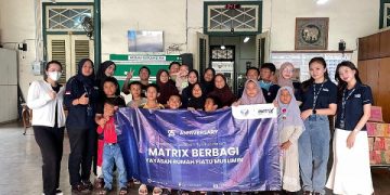 Rayakan 25 Tahun, Matrix NAP Info Gelar Kegiatan Sosial