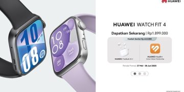 Huawei Watch Fit 4 Series Edar di Pasar Mulai Rp1,8 Juta