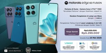 Mulai Dijual, Intip Keunggulan motorola edge 60 FUSION