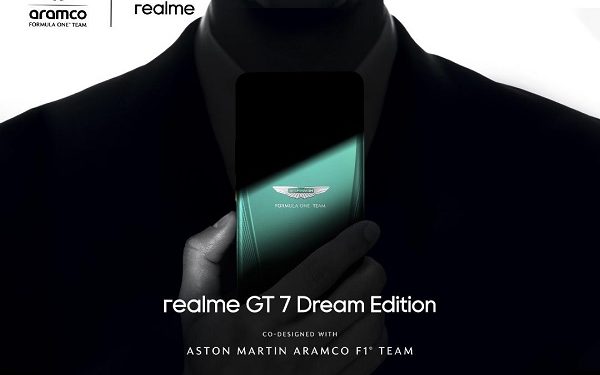 Kolaborasi dengan Aston Martin Formula One Team, realme Luncurkan realme GT 7 Dream Edition