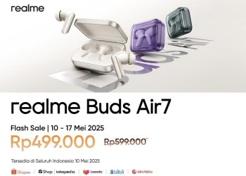 realme Buds Air7 dan Buds T200 Lite Meluncur di Indonesia