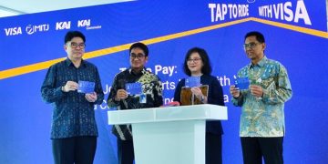 Visa Dan MITJ Luncurkan Pembayaran Contactless di Commuter Line Basoetta