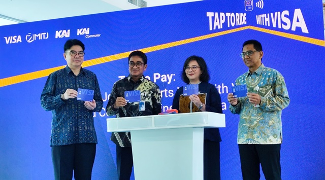 Visa Dan MITJ Luncurkan Pembayaran Contactless di Commuter Line Basoetta