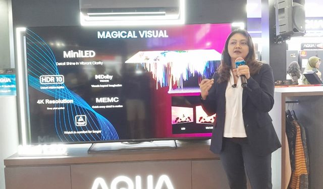 AQUA Elektronik Ramaikan Jakarta Fair Luncurkan Deretan Produk Terbaru