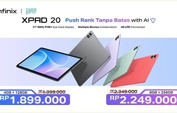 Infinix Luncurkan XPAD 20, ZCLIP & XBAND di Indonesia