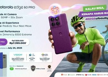 Bertabur Fitur moto ai, Motorola edge 60 pro Melenggang di Indonesia