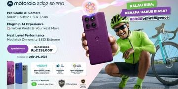 Bertabur Fitur moto ai, Motorola edge 60 pro Melenggang di Indonesia
