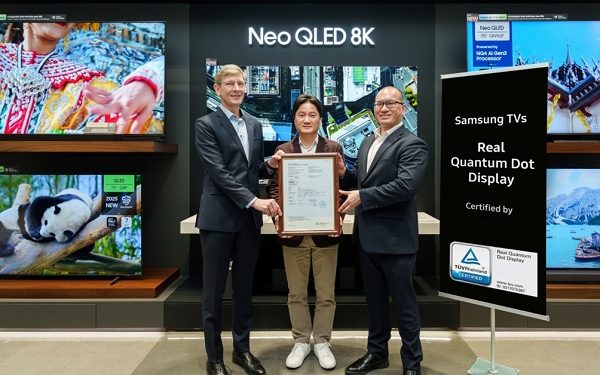 Samsung TV Kantongi Sertifikasi ‘Real Quantum Dot Display’ dari TÜV Rheinland
