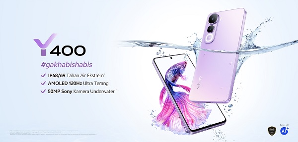Resmi Rilis Indonesia, vivo Y400 Dibanderol Rp3 Jutaan