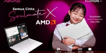 ADVAN Luncurkan Soulmate X, Laptop Stylish Nan Terjangkau
