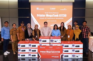 Lewat CSR, Canon-Datascrip Dukung Sektor Kesehatan dan Pendidikan