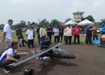 Uji Terbang Drone Alap-Alap, Berhasil Bawa Empat Tabung Flare Pada Ketinggian 1000 Kaki