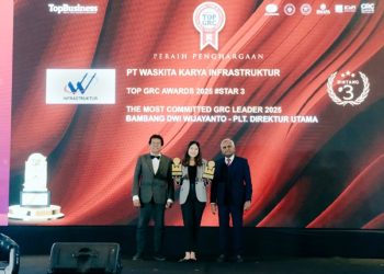 Waskita Karya Infrastruktur Raih Dua Penghargaan Sekaligus TOP GRC Awards 2025