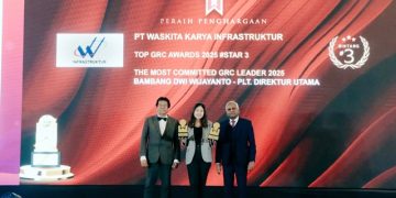 Waskita Karya Infrastruktur Raih Dua Penghargaan Sekaligus TOP GRC Awards 2025