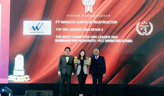 Waskita Karya Infrastruktur Raih Dua Penghargaan Sekaligus TOP GRC Awards 2025