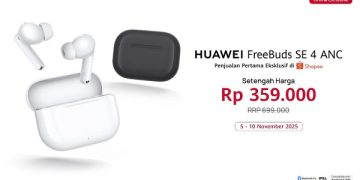Segera Hadir, HUAWEI FreeBuds SE 4 ANC Akan Dijual Rp359 Ribu